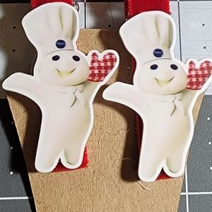 Set Pillsbury Dough Boy Hair Clips